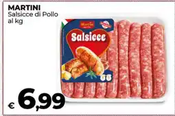 Coop MARTINI Salsicce di Pollo offerta