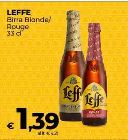 Coop Leffe Birra Blonde/Rouge offerta