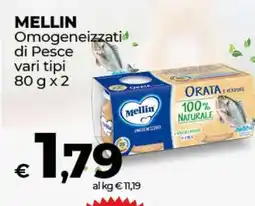 Coop MELLIN Omogeneizzati di Pesce offerta