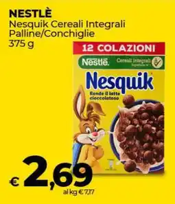 Coop NESTLÈ Nesquik Cereali Integrali Palline/Conchiglie offerta