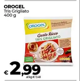 Coop OROGEL Tris Grigliato offerta