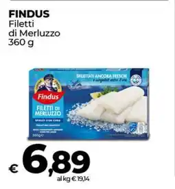 Coop Findus Filetti di Merluzzo offerta