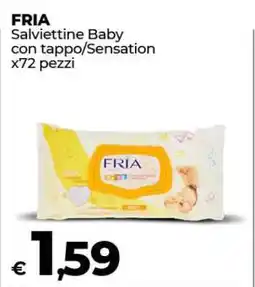 Coop FRIA Salviettine Baby con tappo/Sensation x72 pezzi offerta