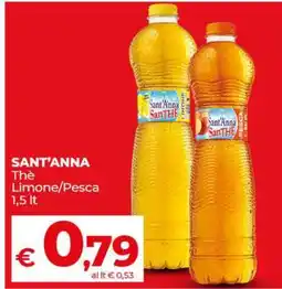 Coop SANT'ANNA Thè Limone/Pesca offerta