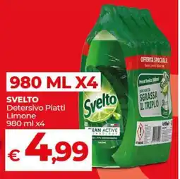 Coop Svelto Detersivo Piatti Limone offerta