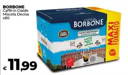 Coop BORBONE Caffè in Cialde Miscela Decisa x80 offerta