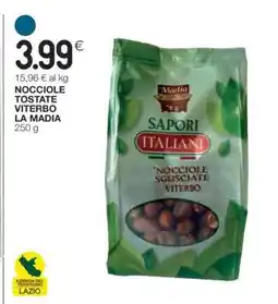Coop NOCCIOLE TOSTATE VITERBO LA MADIA offerta