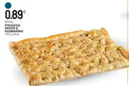 Coop FOCACCIA PATATE E ROSMARINO offerta