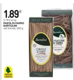 Coop PASTA DI FARRO BARTOLINI offerta