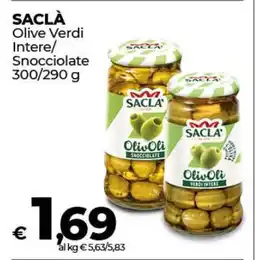 Coop SACLÀ Olive Verdi Intere/Snocciolate offerta