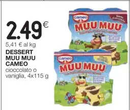 Coop DESSERT MUU MUU CAMEO offerta