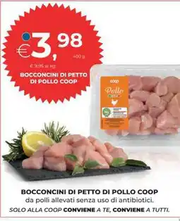 Coop Bocconcini di Petto di Pollo Coop offerta