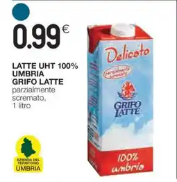 Coop LATTE UHT 100% UMBRIA GRIFO LATTE offerta