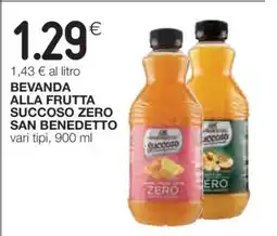 Coop BEVANDA ALLA FRUTTA SUCCOSO ZERO SAN BENEDETTO offerta