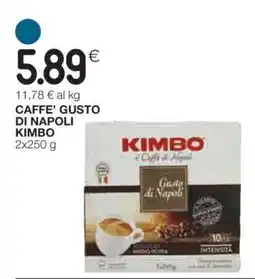 Coop CAFFÈ GUSTO DI NAPOLI KIMBO offerta