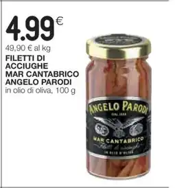 Coop FILETTI DI ACCIUGHE MAR CANTABRICO ANGELO PARODI offerta
