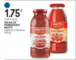 Coop SALSA DI POMODORO MUTTI offerta