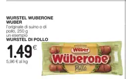 Coop WÜRSTEL WÜBERONE WÜBER offerta