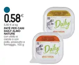 Coop PATÈ PER CANI DAILY ALMO NATURE offerta