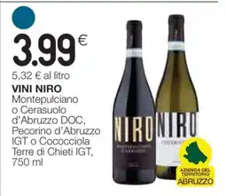 Coop VINI NIRO offerta