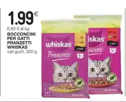 Coop BOCCONCINI PER GATTI PRANZETTI WHISKAS offerta