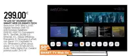 Coop TV LED 50'' 50UW02W UHD SMART WEB OS SMART-TECH offerta