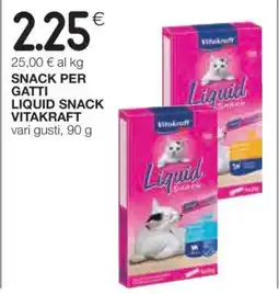 Coop SNACK PER GATTI LIQUID SNACK VITAKRAFT offerta