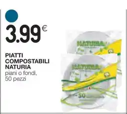 Coop PIATTI COMPOSTABILI NATURIA offerta