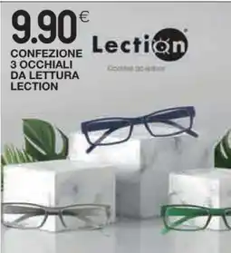 Coop Confezione 3 Occhiali da Lettura Lection offerta