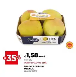 Coop MELE GOLDEN DOP MELINDA offerta