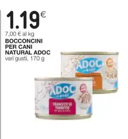 Coop BOCCONCINI PER CANI NATURAL ADOC offerta