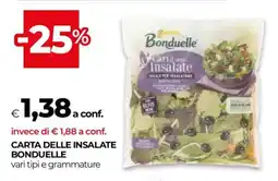 Coop CARTA DELLE INSALATE BONDUELLE offerta