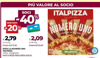Coop Pizza La Numero Uno Italpizza offerta