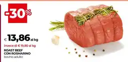 Coop ROAST BEEF CON ROSMARINO offerta