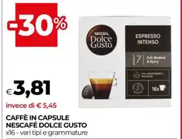 Coop CAFFÈ IN CAPSULE NESCAFÉ DOLCE GUSTO offerta