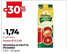 Coop BEVANDA DI FRUTTA PFANNER offerta