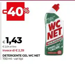 Coop DETERGENTE GEL WC NET offerta