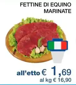 In Coop Fettine di equino marinate offerta