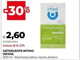 Coop Detergente Intimo Infasil offerta