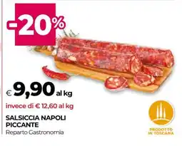 Coop Salsiccia Napoli Piccante offerta