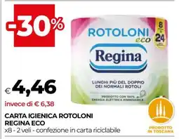 Coop CARTA IGIENICA ROTOLONI REGINA ECO offerta