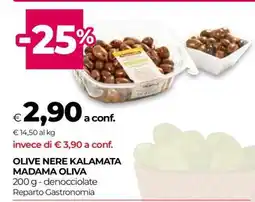 Coop OLIVE NERE KALAMATA MADAMA OLIVA offerta