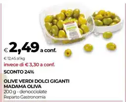 Coop Olive Verdi Dolci Giganti Madama Oliva offerta