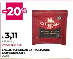 Coop ENGLISH CHEDDAR EXTRA MATURE CATHEDRAL CITY offerta