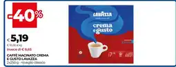 Coop Caffè Macinato Crema e Gusto Lavazza offerta