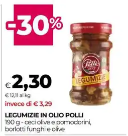 Coop LEGUMIZIE IN OLIO POLLI offerta