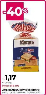 Coop American Sandwich Morato offerta