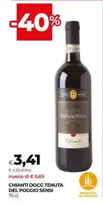 Coop CHIANTI DOCG TENUTA DEL POGGIO SENSI offerta