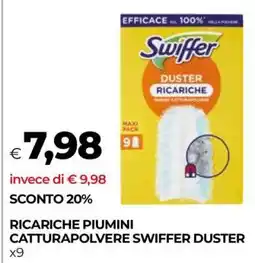 Coop Ricariche Piumini Catturapolvere Swiffer Duster offerta