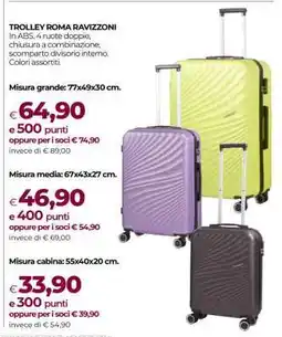 Coop TROLLEY ROMA RAVIZZONI offerta